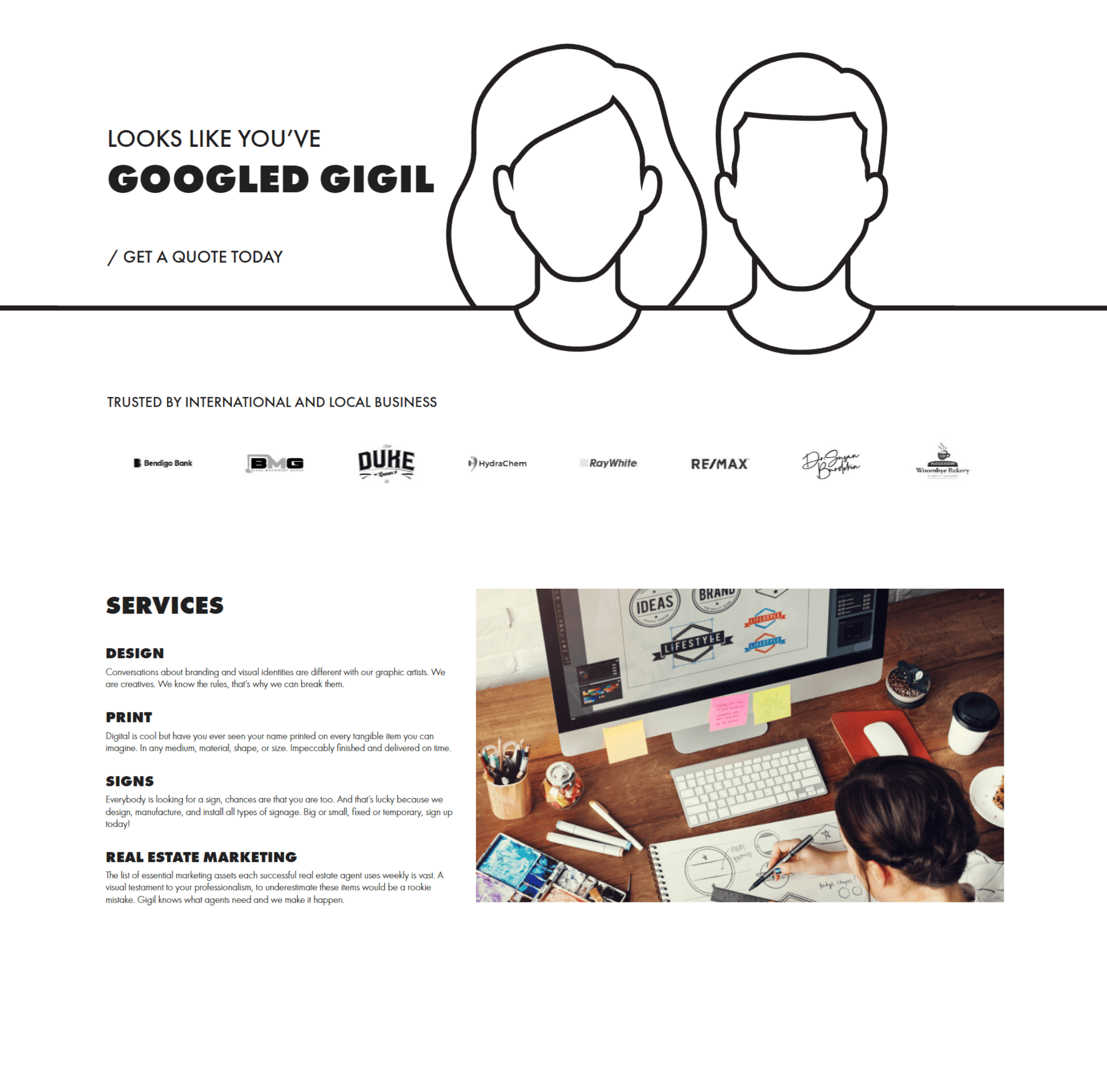 Gigil undefined — website screenshot