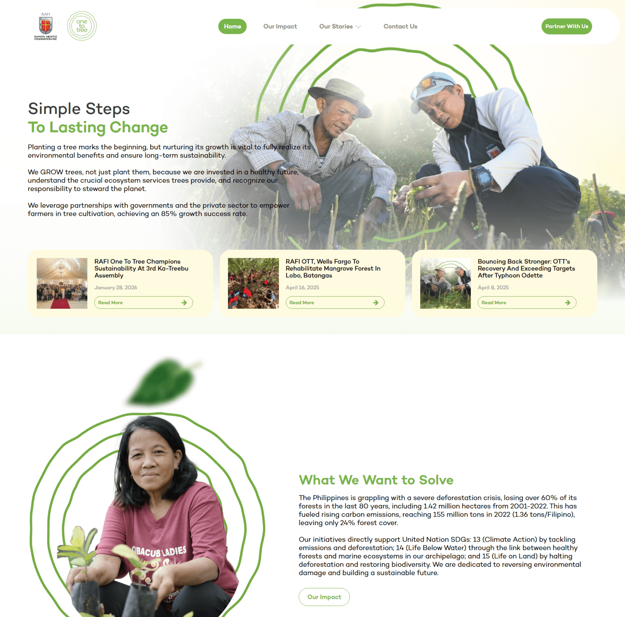 OneToTree undefined — website screenshot